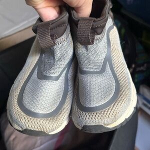 Zara Kids Gray and Brown Sneakers